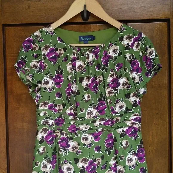BODEN FLORAL DRESS, UK14R US 10R - Picture 2 of 14